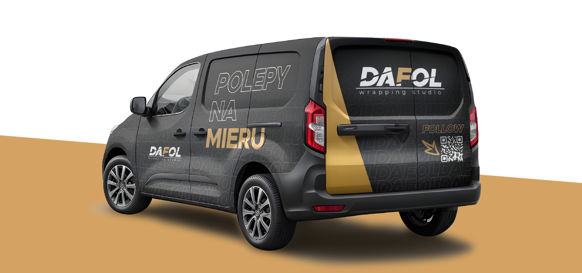 Dodávka s polepom DAFOL - polepy na mieru